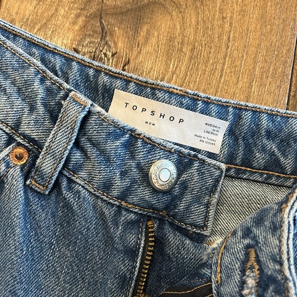 Top Shop Mom Jeans | W25-L32 - Picture 3 of 4